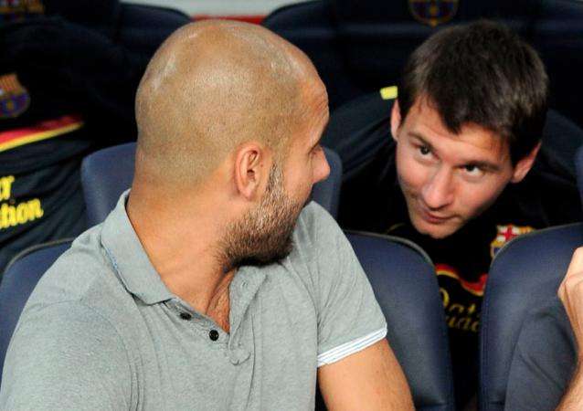 Guardiola veut voir Messi finir au Barça