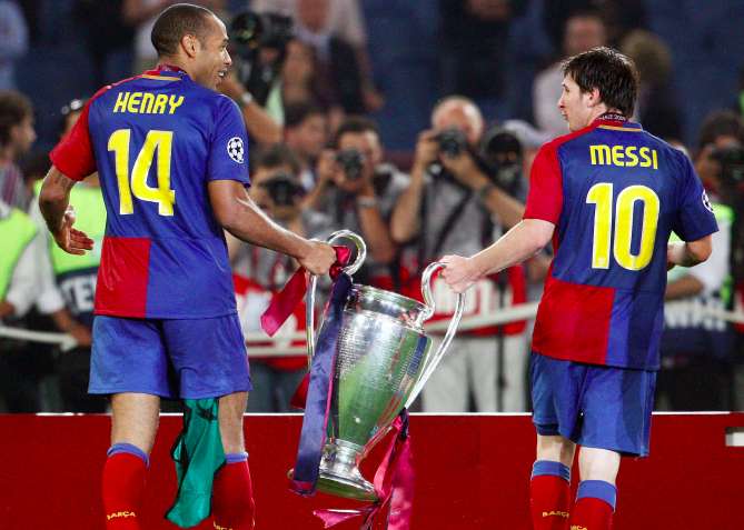 Henry est fan de Messi