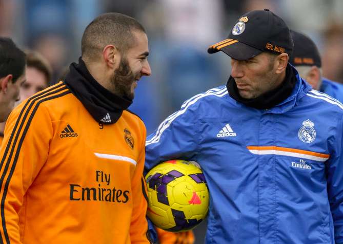 Benzema aimerait être entraîné par Zidane