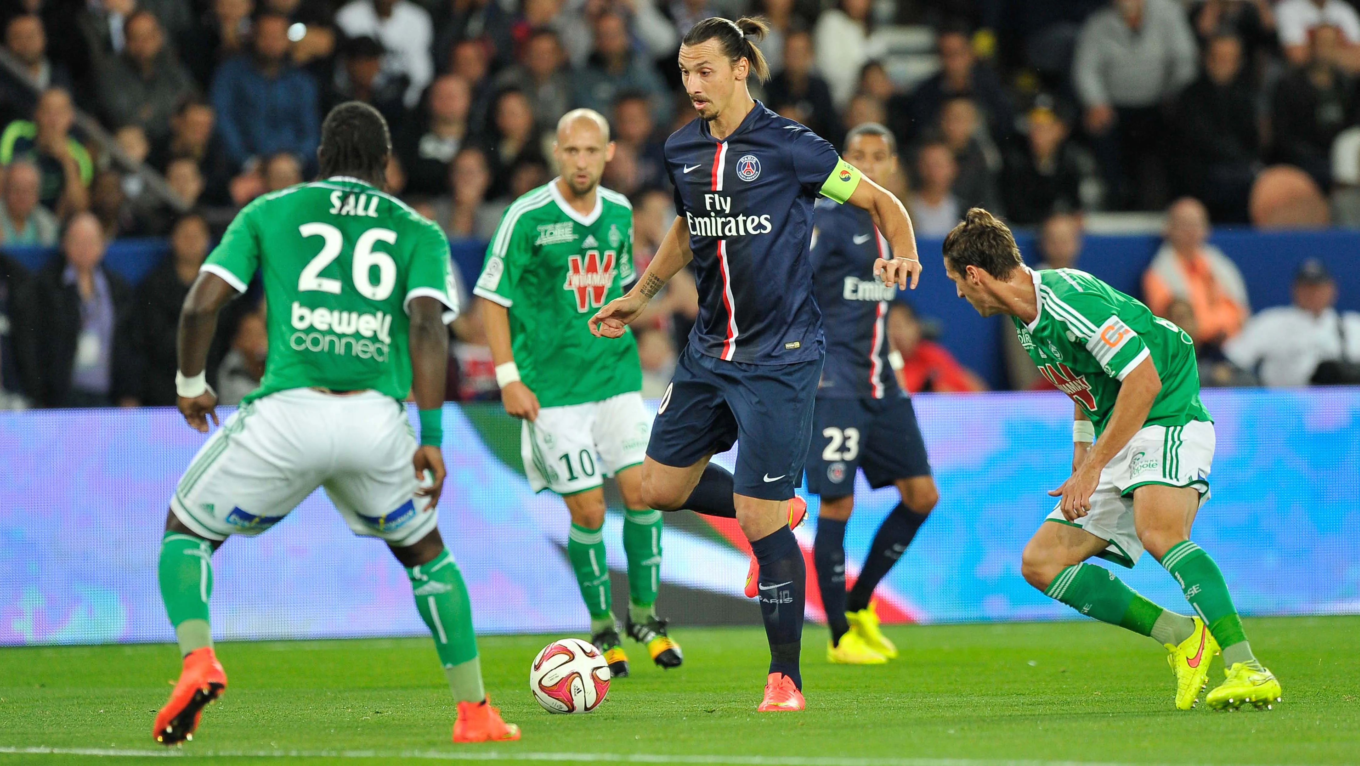 En direct : Saint-Etienne &#8211; Paris S-G (0 &#8211; 1)