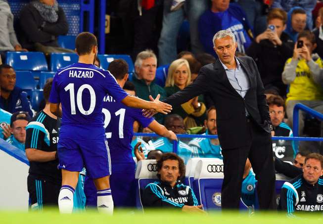 Mourinho, Hazard et les arbitres