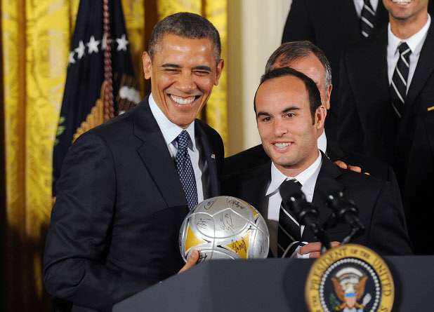 Obama félicite le LA Galaxy