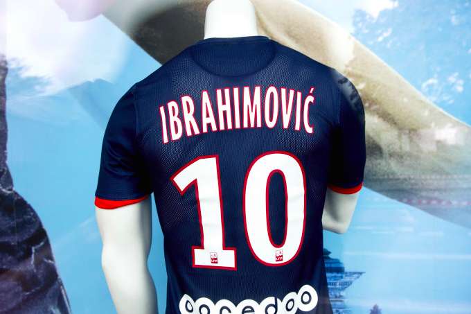 Un maillot de Zlatan vendu 20 000 euros