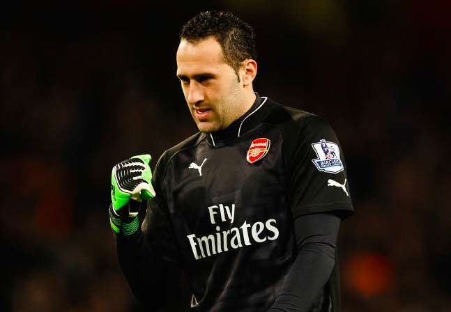 Ospina et la taille des goals anglais