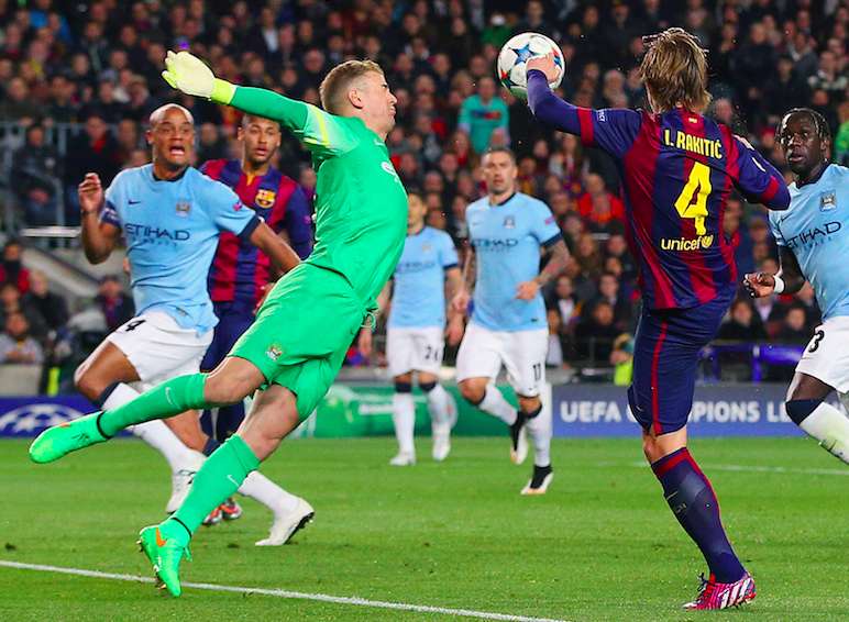 Messi félicite Joe Hart