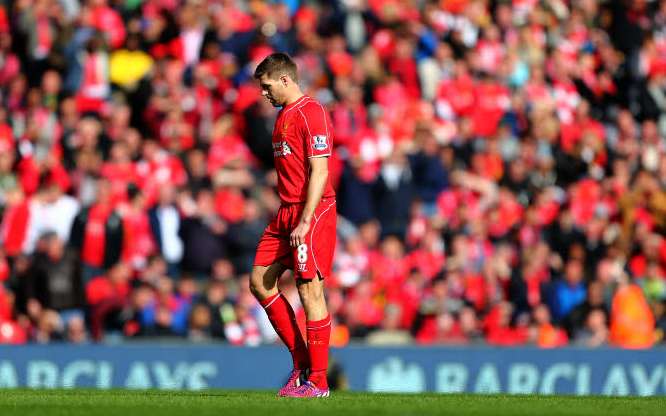 Triste record pour Steven Gerrard