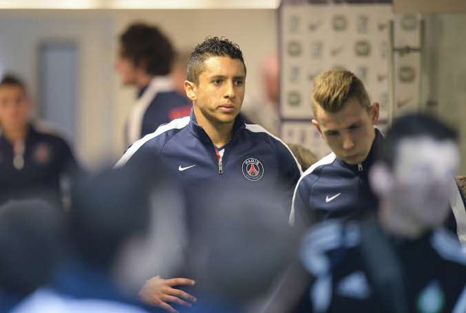 Marquinhos heureux à Paris