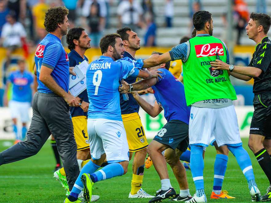 Le Napoli sous tension