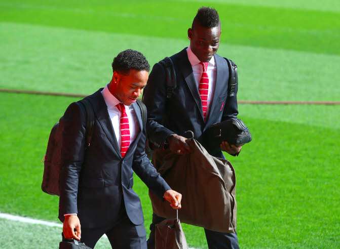 Sterling en tournée, pas Balotelli