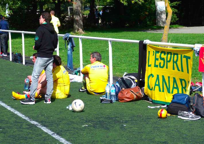 On était à la reprise du championnat des supporters