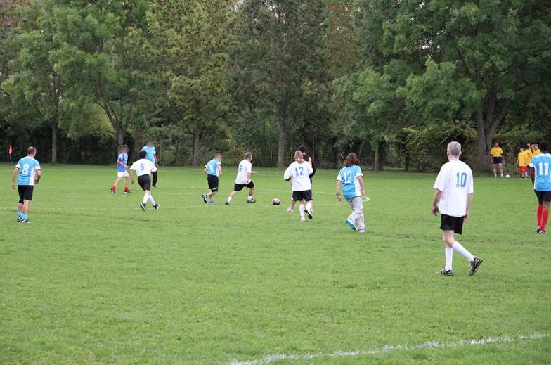 Vol au-dessus d&rsquo;un terrain de football