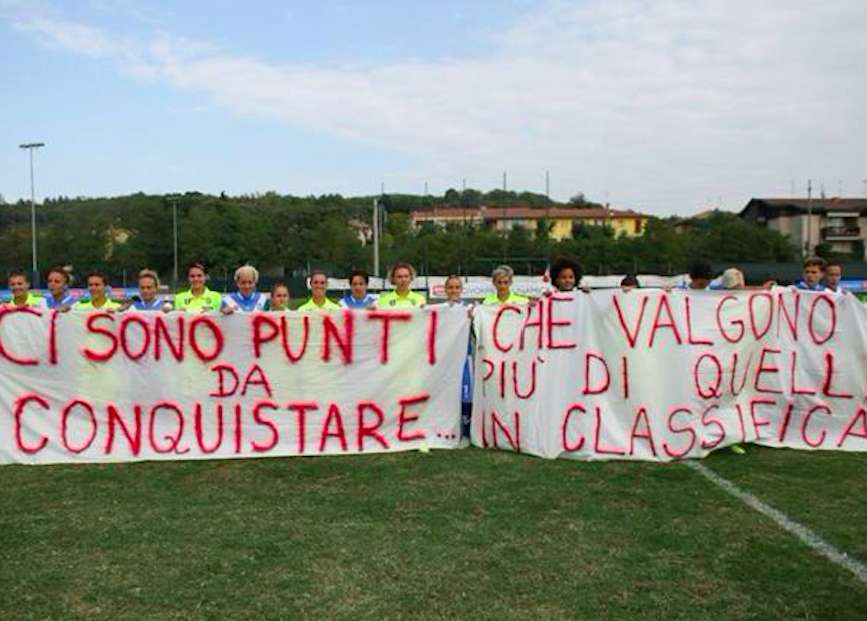 Le combat des footballeuses italiennes