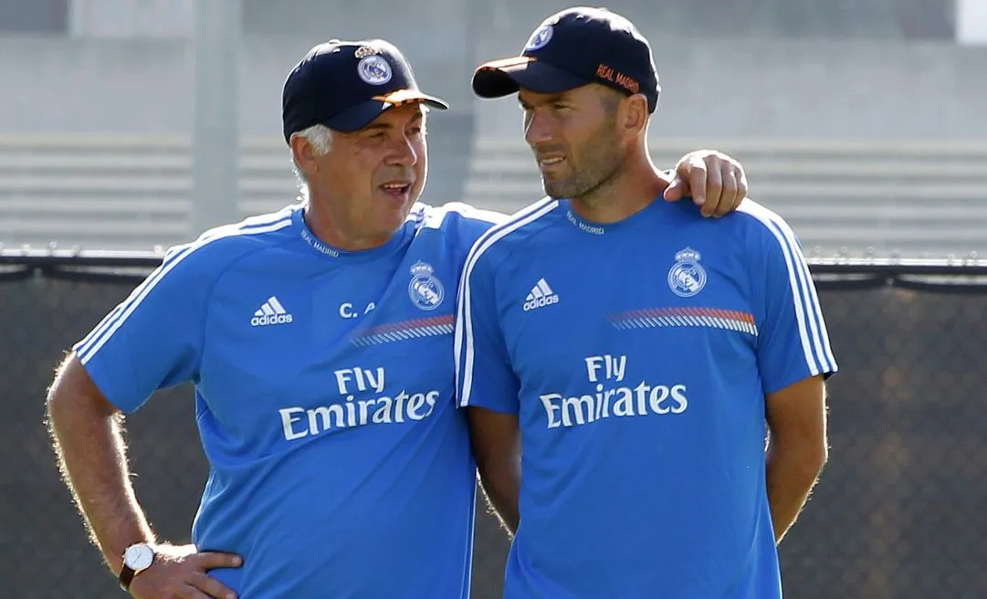 Zidane, le bon disciple de Carletto