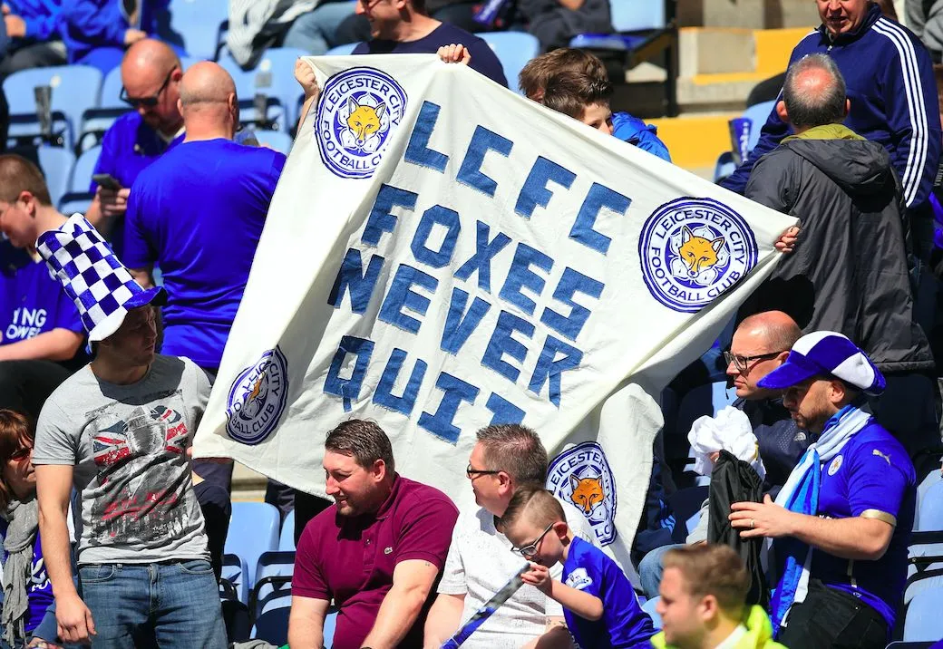 1600 fans de Leicester vont voir le match au stade sur écran géant