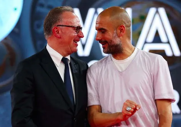 Rummenigge : «<span style="font-size:50%">&nbsp;</span>Merci à Guardiola<span style="font-size:50%">&nbsp;</span>»