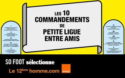 Les 10 commandements de Petite ligue entre amis