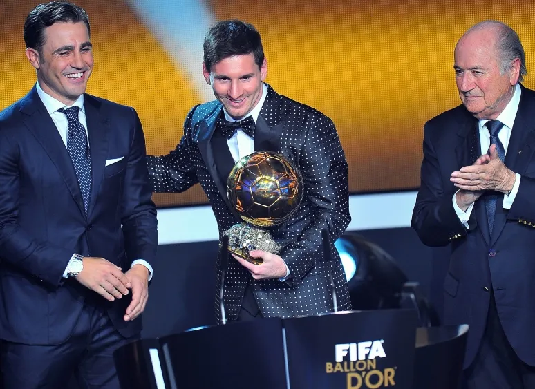 Visiblement, pour le Ballon d&rsquo;or en 2012&#8230;