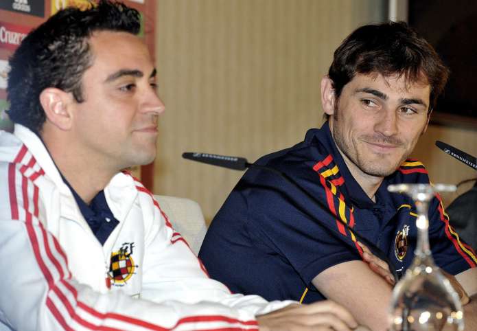 Iker et Xavi, amis pour la vie