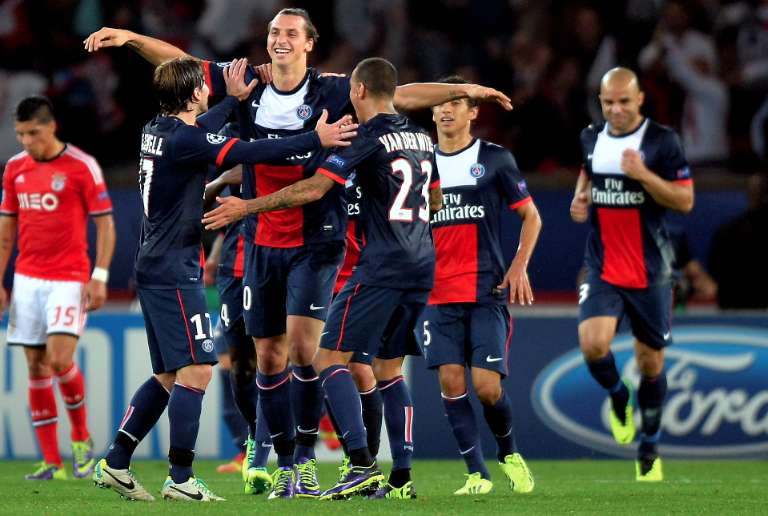 Le PSG en promenade face à Benfica