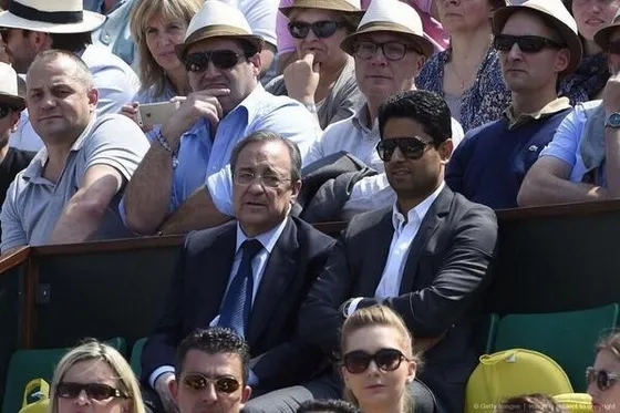 Photo : Nasser et Pérez à Roland-Garros