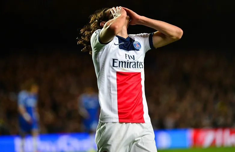 David Luiz taulier chevelu, Cavani martyr chevelu