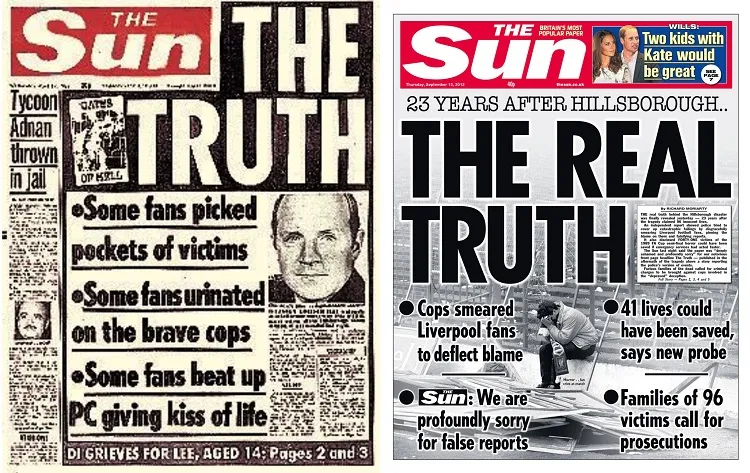 Pourquoi <i>The Sun</i> est boycotté à Liverpool depuis Hillsborough