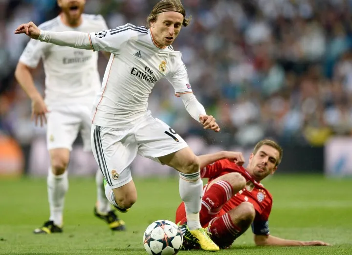 Modric rit, Schweinsteiger pleure