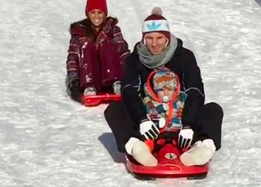 Vine : Messi à la neige