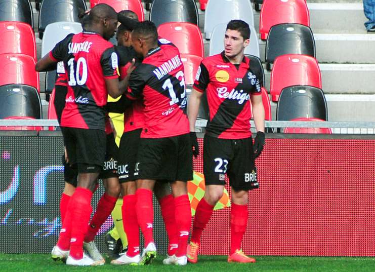 Guingamp s&rsquo;impose au courage