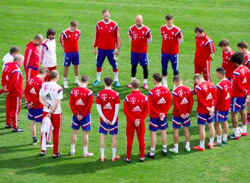 La minute de silence du Bayern