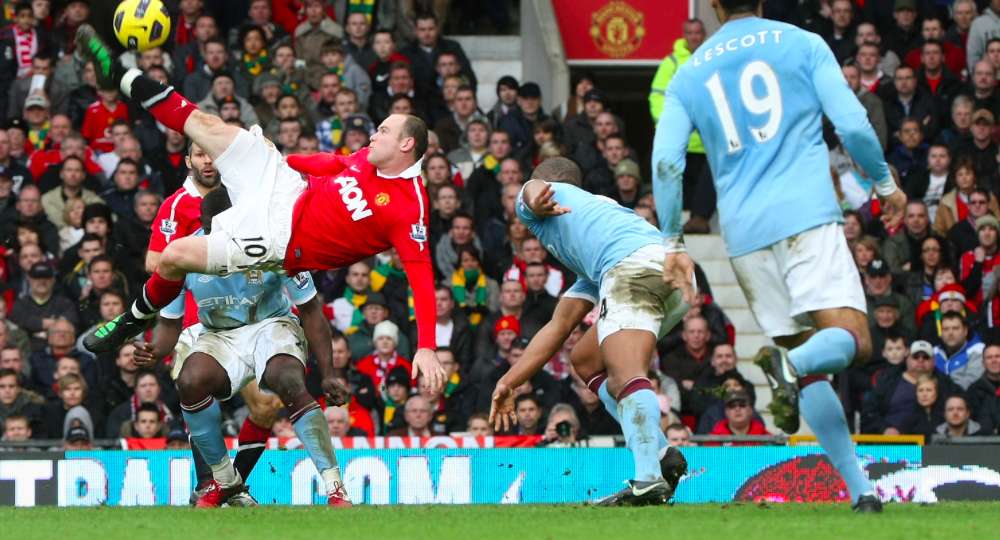 Les buts du derby de Manchester