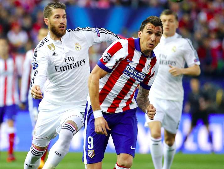 Mandzukic et Ramos, round 1