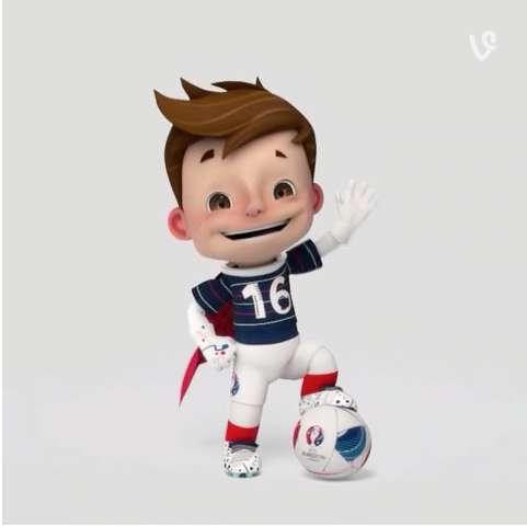 Vine : la mascotte de l&rsquo;Euro 2016 dévoilée