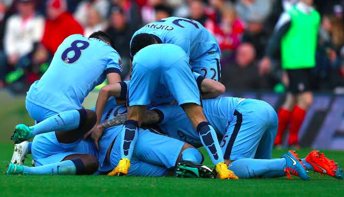 Manchester City trop fort pour les Saints