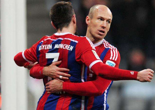 Vine : le 100e but de Robben avec le Bayern