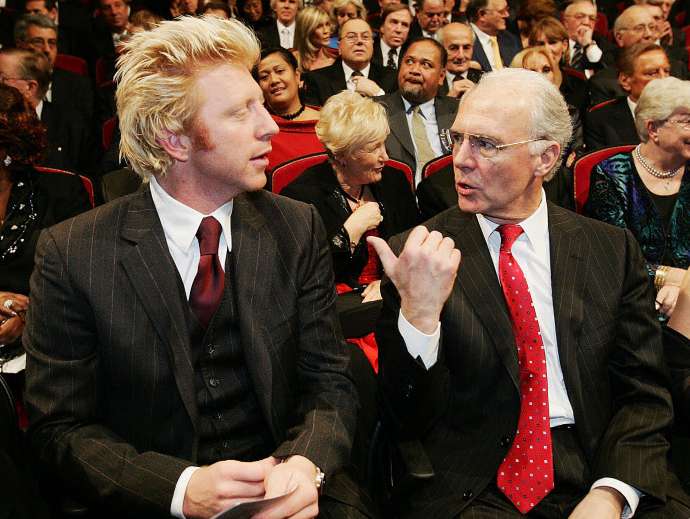 Boris Becker, le roux tourne&#8230; au foot