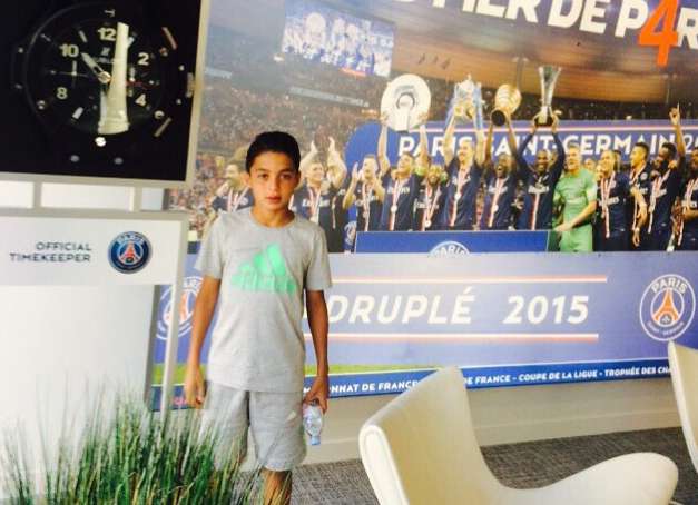 Un gamin de 13 ans au PSG