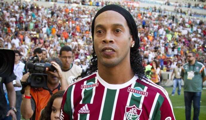 On était à la présentation de Ronaldinho au Maracanã