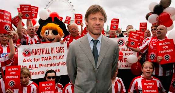 Sean Bean, Monsieur Sheffield !