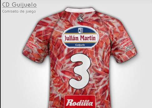 Le maillot jambon d&rsquo;un club espagnol