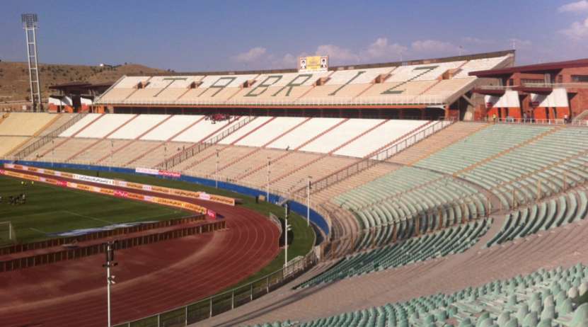 On était à un match du Tractor Tabriz, en Iran