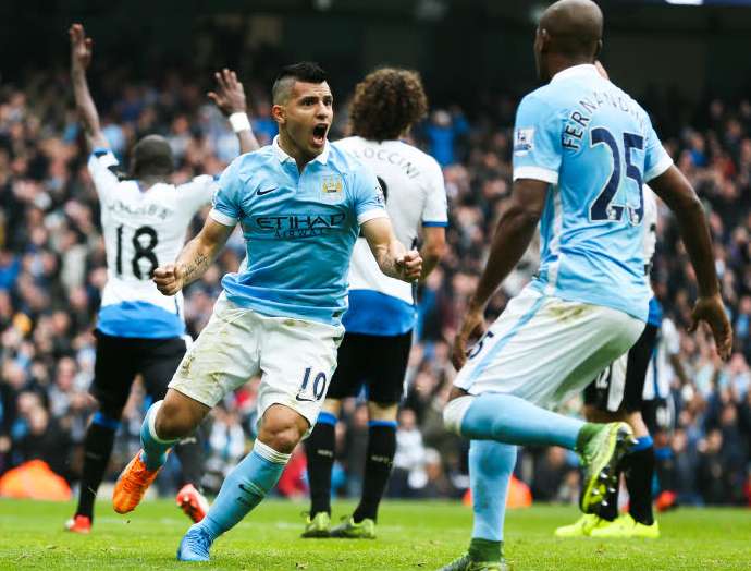 Le Kuntuplé d&rsquo;Agüero explose Newcastle