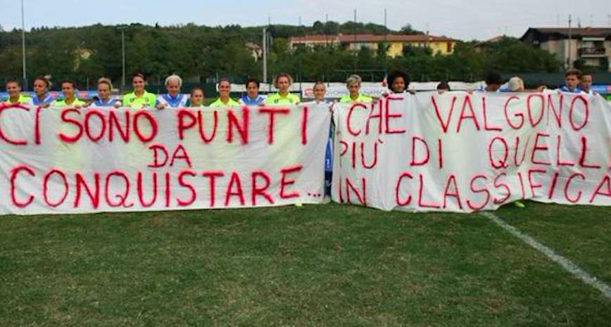 Le combat des footballeuses italiennes