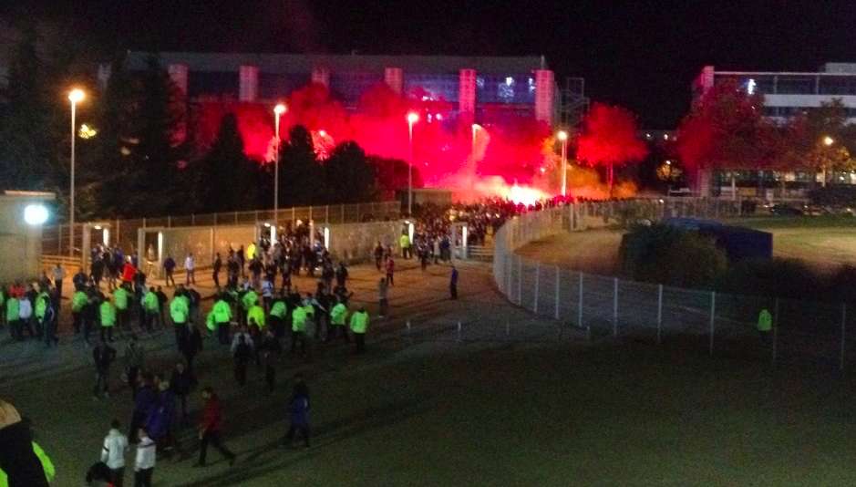 On était au dernier derby à Gerland