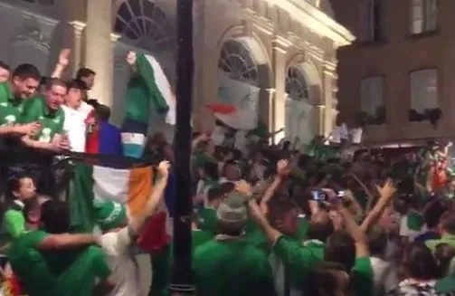 Les Irlandais retournent le Vieux Lyon avant de repartir