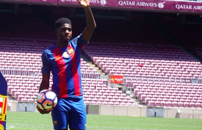 On était au Camp Nou pour la présentation d&rsquo;Umtiti