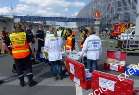 Une simulation d’attentat au stade Pierre-Mauroy