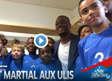 Évra et Martial en visite aux Ulis