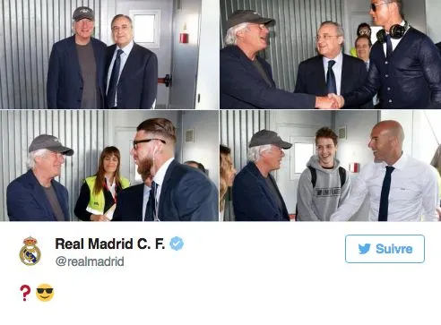 Richard Gere voyage avec le Real Madrid