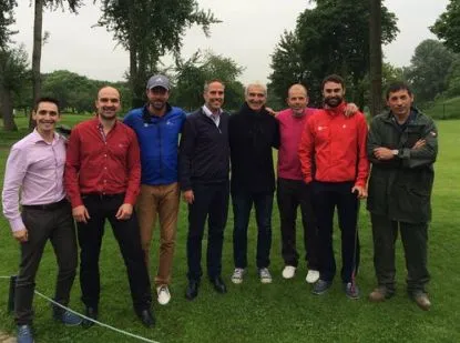 Raymond Domenech a tapé un golf